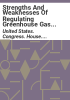 Strengths_and_weaknesses_of_regulating_greenhouse_gas_emissions_using_existing_Clean_Air_Act_authorities