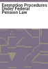 Exemption_procedures_under_federal_pension_law