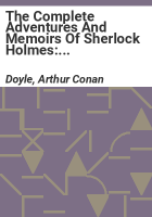 The_complete_adventures_and_memoirs_of_Sherlock_Holmes