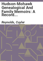 Hudson-Mohawk_genealogical_and_family_memoirs