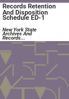 Records_retention_and_disposition_schedule_ED-1